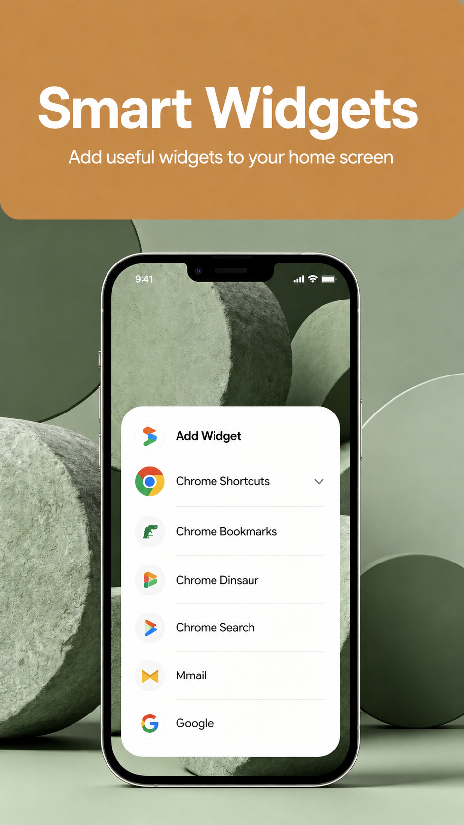 Smart Widgets — Add useful widgets to your home screen